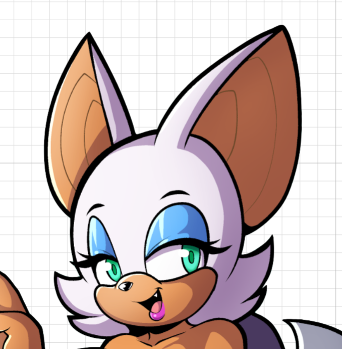 Rouge the bat v1 Furry Girl NSFW Sticker | Sonic Vinyl Sticker NSFW sonic sticker,nsfw sticker,Rouge the bat sticker,Furry Girl stickers,Rouge sticker