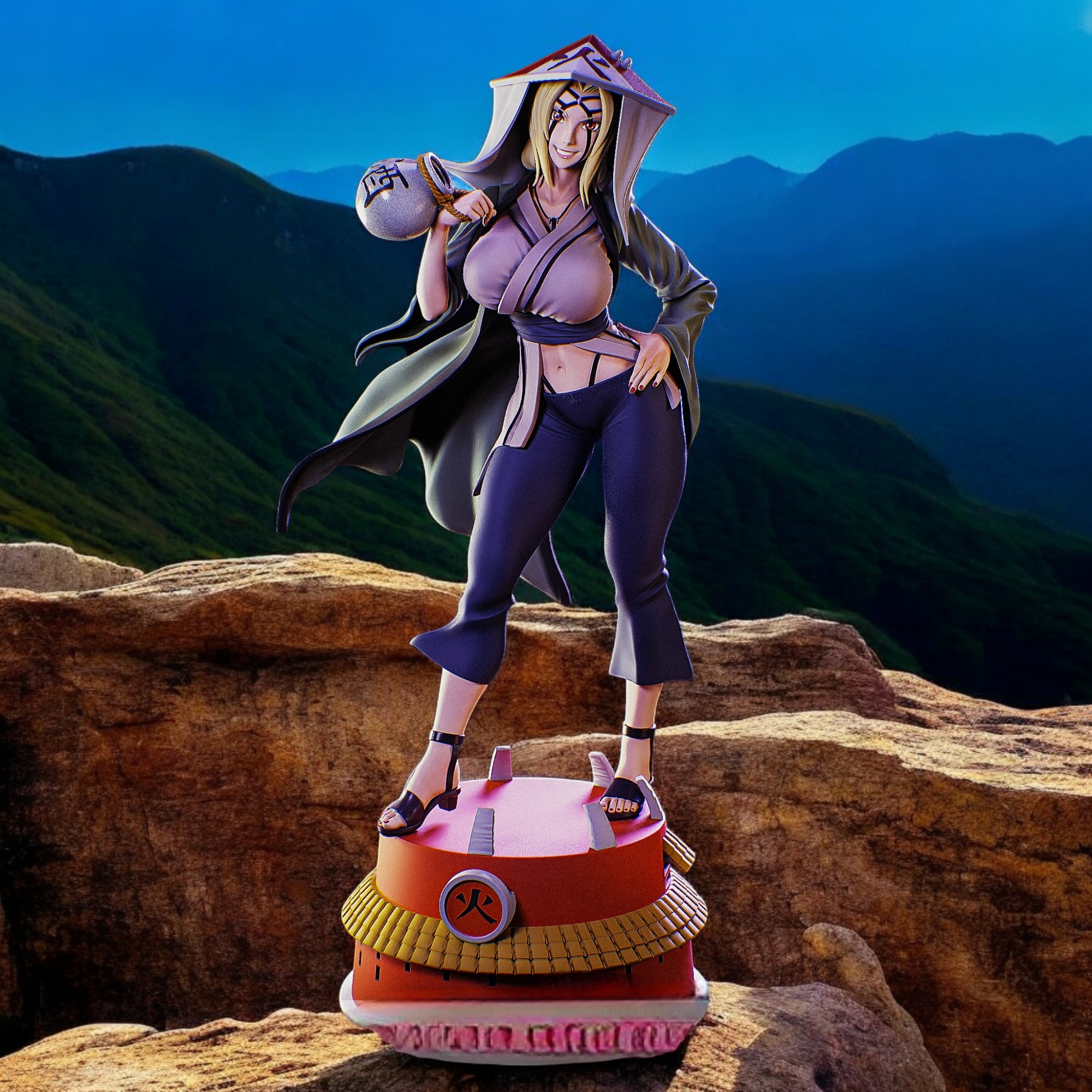 Tsunade Statue | Naruto Fan Art by PEACHFIGURE