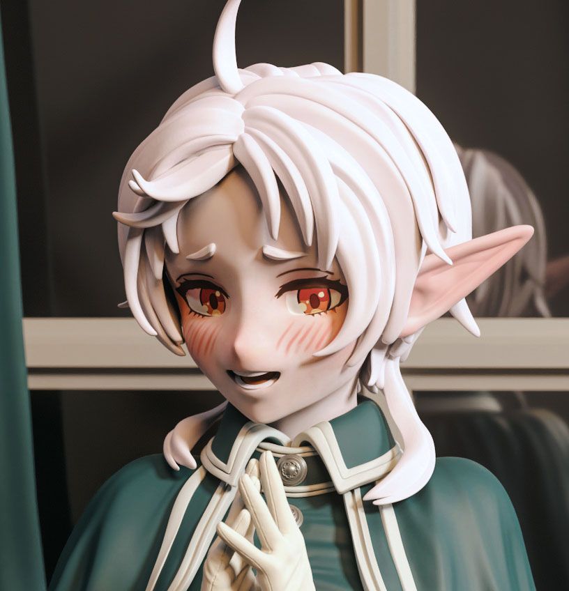 Sylphiette Statue | Mushoku Tensei Fan Art by Bulkamancer SFW 3d printed statue,3d printed,Sylphiette Statue,3d printed figure,Mushoku Tensei statue