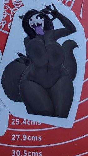 Mal0 Pinup Sticker | SCP Vinyl Sticker NSFW null