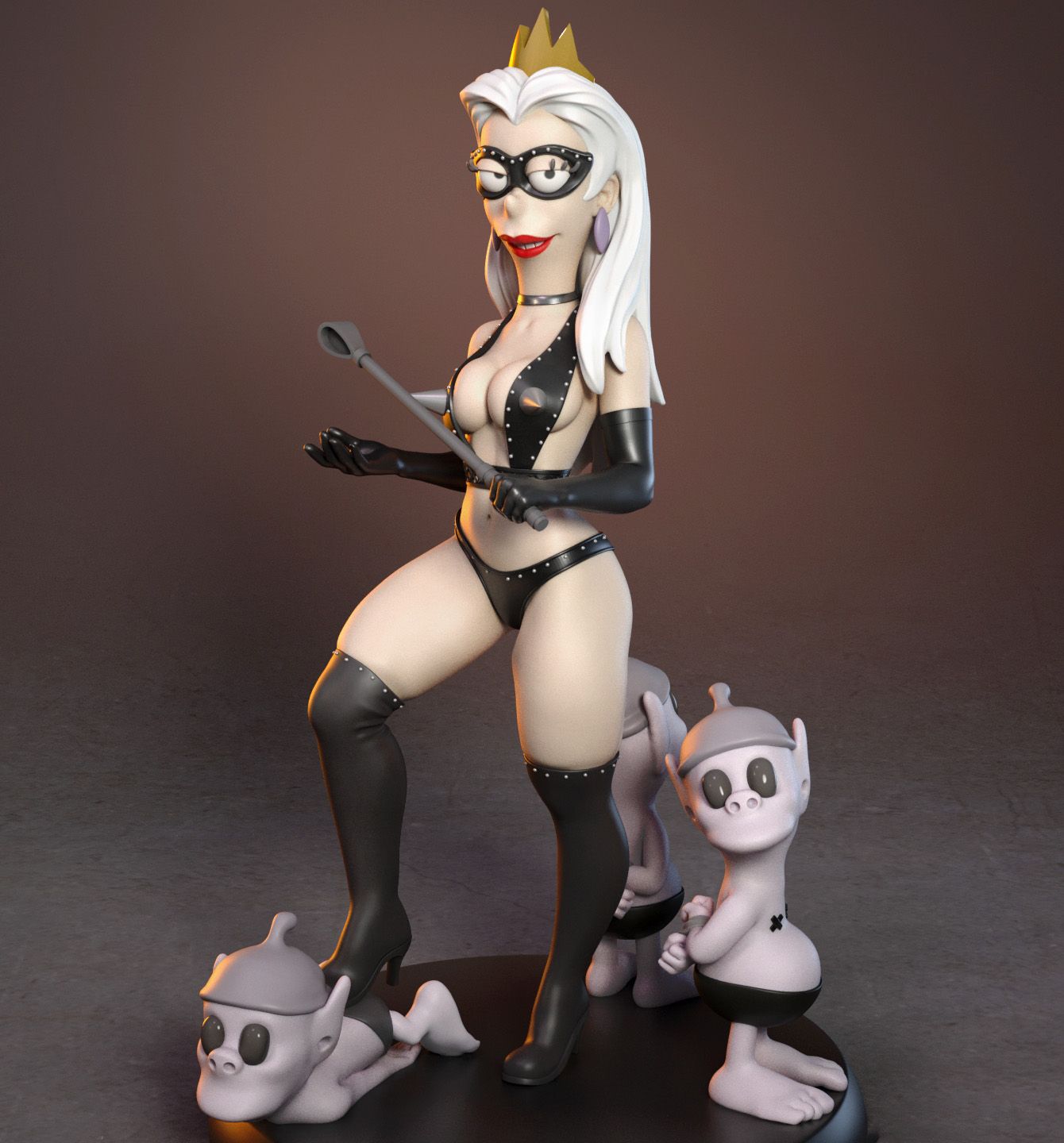 Dagmar Statue | Disenchantment Fan Art by TorridaMinis SFW,NSFW 3d printed,3d printed statue,nsfw statue,3d printed figure,Disenchantment Statue,Dagmar Statue