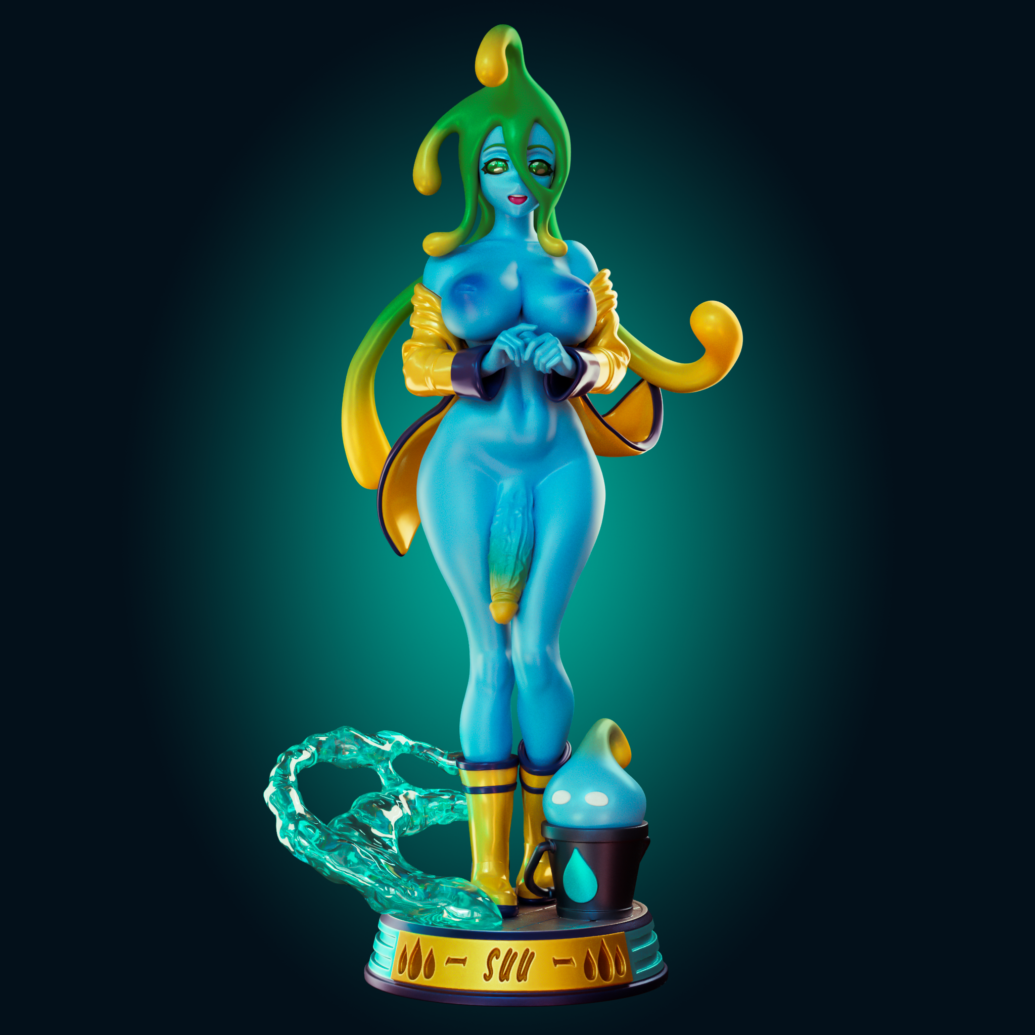 Suu Statue | Monster Musume Fan Art by Officer Rhu image