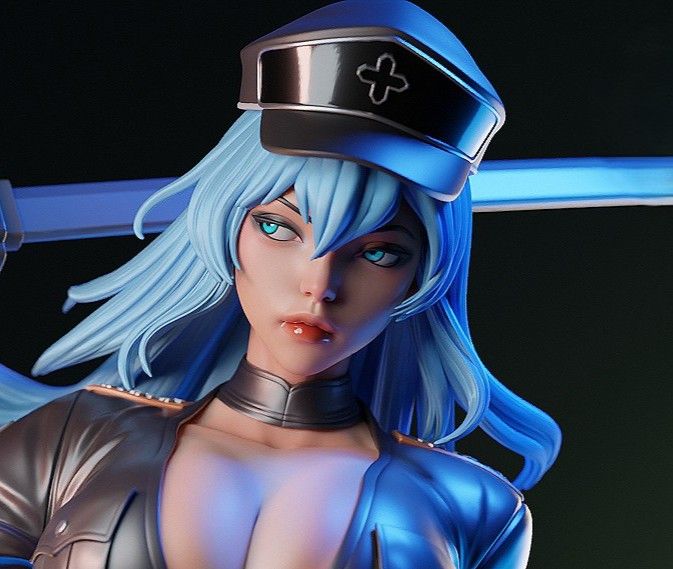 Esdeath Statue | Akame Ga Kill Fan Art by E.S Monster SFW,NSFW 3d printed,3d printed statue,nsfw statue,Esdeath statue,Akame Ga Kill statue
