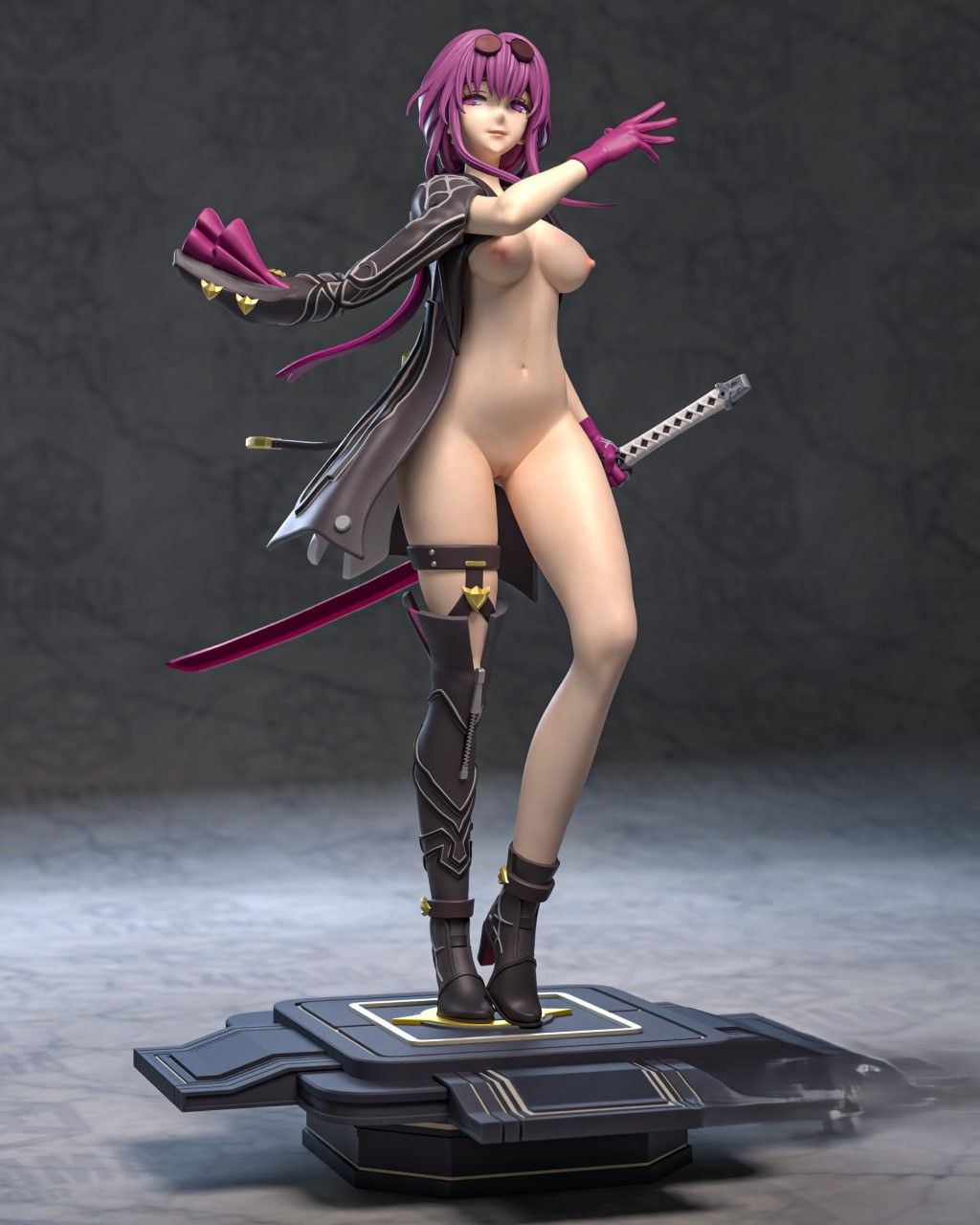 Kafka Statue | Honkai: Star Rail Fan Art by Azerama SFW,NSFW 3d printed,3d printed statue,nsfw statue,Kafka statue,Honkai: Star Rail statue