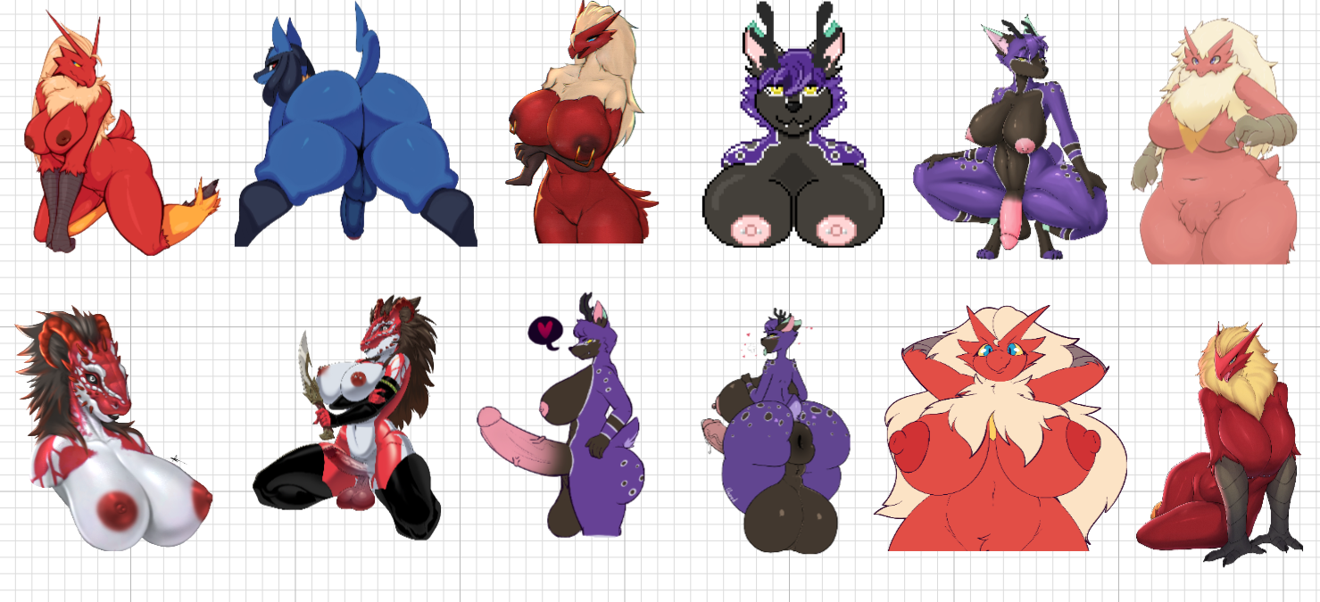 Spec Mega Pack Sticker | Original Vinyl Sticker NSFW furry sticker,sticker pack,nsfw sticker