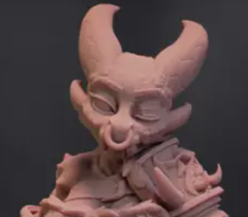 Forlorn Ramshackle Kobold Miniature | DnD Fan Art by Jigglystix SFW,NSFW 3d printed,miniature,dnd miniature,Forlorn Ramshackle Kobold,3d printed miniature,nsfw miniature