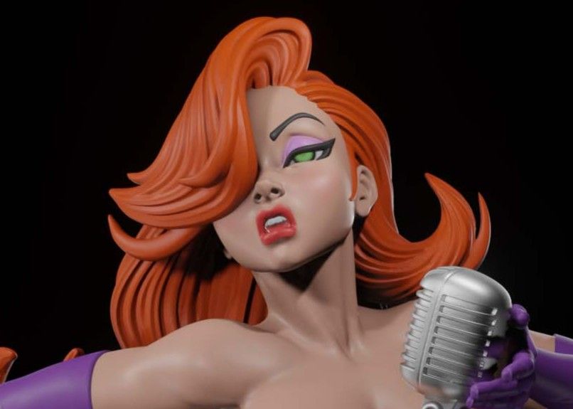 Jessica Rabbit Statue | Roger Rabbit Fan Art by Digital Dark SFW,NSFW,Futa futa statue,3d printed,nsfw statue,Jessica Rabbit Statue,3d printed figure,3d printed,Roger Rabbit Statue