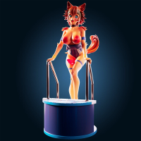 Figura Polt Kobold Monster Girl | Monster Musume Fanart autorstwa Officer Rhu SFW,NSFW,Futa 3d printed,Polt Kobold statue,futa statue,Monster Musume statue,furry statue,nsfw statue,futa figurines,futanari figurines,futanari statue