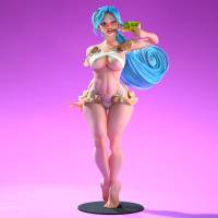 Figura Waifumon Squirtle | Pokemon Fanart autorstwa SiryllArt SFW,NSFW 3d printed statue,3d printed,nsfw statue,cosplay pokemon statue,Waifumon Squirtle Statue,Pokemon Statue