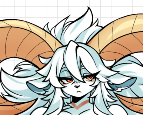 White Sheep Furry Girl Sticker | Original Vinyl Sticker NSFW nsfw sticker,stickers,White Sheep sticker,original sticker,furry sticker