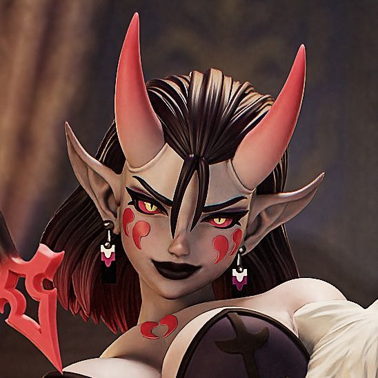 Herzha Statue | Fandel Tales Fan Art by PEACHFIGURE SFW,NSFW 3d printed,3d printed statue,Herzha Statue,Fandel Tales statue,nsfw statue