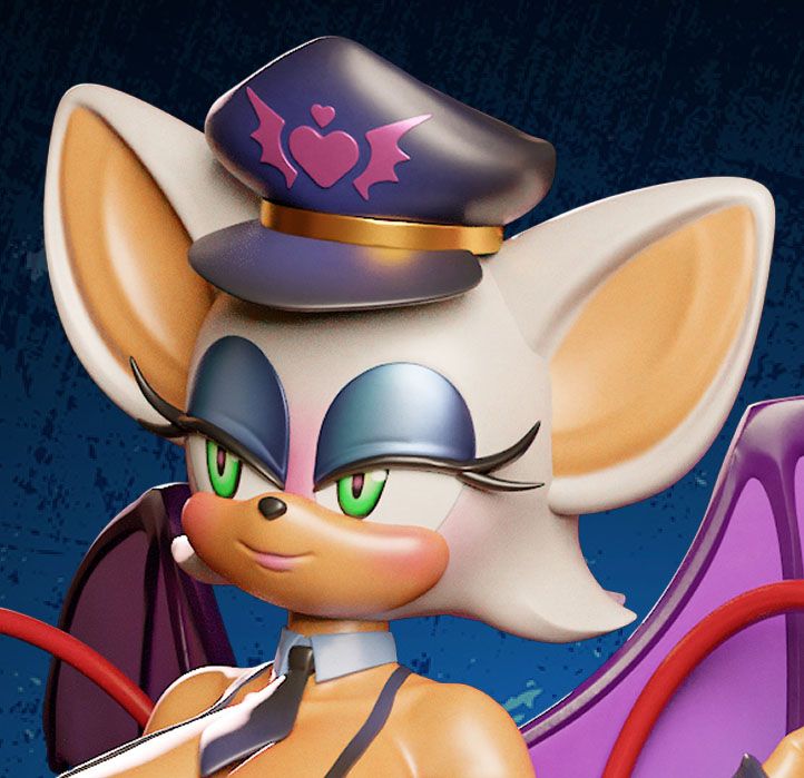 Rouge Furry Statue | Sonic the Hedgehog Fan Art by Onagaba SFW,NSFW,Futa 3d printed statue,3d printed,3d printed figure,Rouge Statue,Sonic the Hedgehog Statue,futa statue,futa figurines,futanari figurines,futanari statue,nsfw statue,furry statue