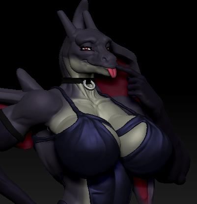 Figura Thicc Charizard | Pokémon Fanart autorstwa MorganMorningstar SFW,NSFW,Futa 3d printed statue,3d printed,3d printed figure,Charizard Statue,Pokemon Statue,futa statue,futa figurines,futanari figurines,futanari statue,nsfw statue