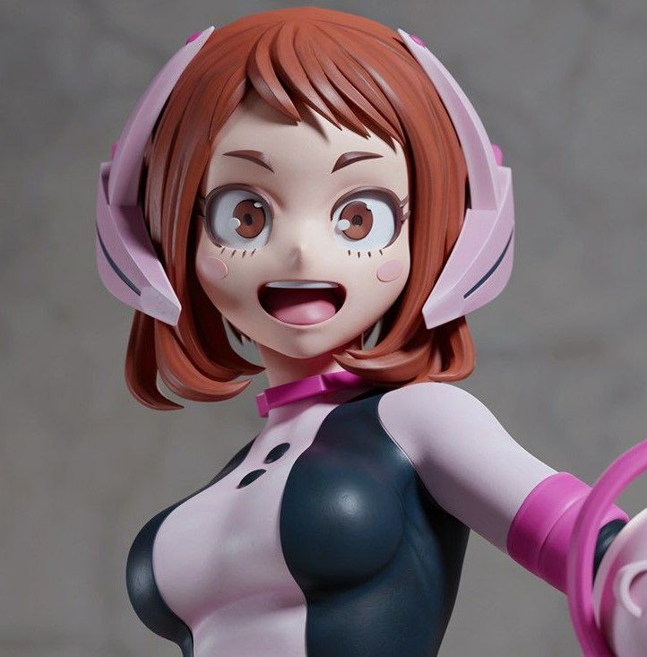 Ochaco Uraraka Statue | My Hero Academia Fan Art by Azerama SFW,NSFW 3d printed,3d printed statue,nsfw statue,Ochaco Uraraka statue,My Hero Academia statue