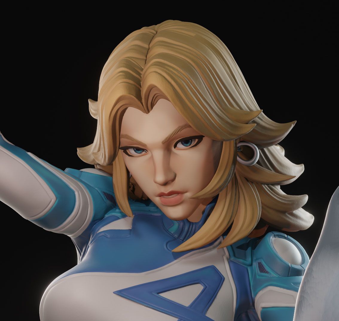 Sue Storm Statue | Marvel Fan Art by Freyas Fantasys SFW,NSFW,Futa 3d printed statue,3d printed,3d printed figure,Sue Storm Statue,Marvel Statue,nsfw statue,futa figurines,futanari figurines,futanari statue,futa statue
