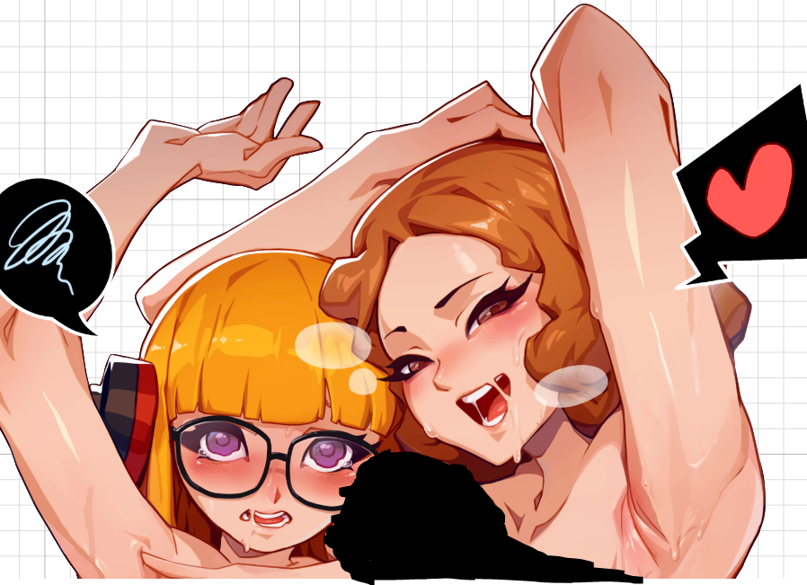 Futaba x Haru Futa Sticker | Persona 5 Futanari Stickers Ecchi Cartoon Futa futanari sticker,persona 5 stickers,futa sticker,Futaba Sakura sticker,nsfw sticker,Haru Okumura sticker