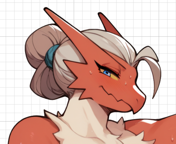 Blaziken Lying Furry Girl Sticker | Pokémon Vinyl Sticker NSFW furry sticker,nsfw sticker,stickers,blaziken,pokemon sticker