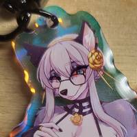 Llavero Loona Assasin | Helluva Boss Llavero acrílico SFW And NSFW loona nsfw,loona keychain,furry keychain,SFW keychain,Helluva Boss,nsfw keychain