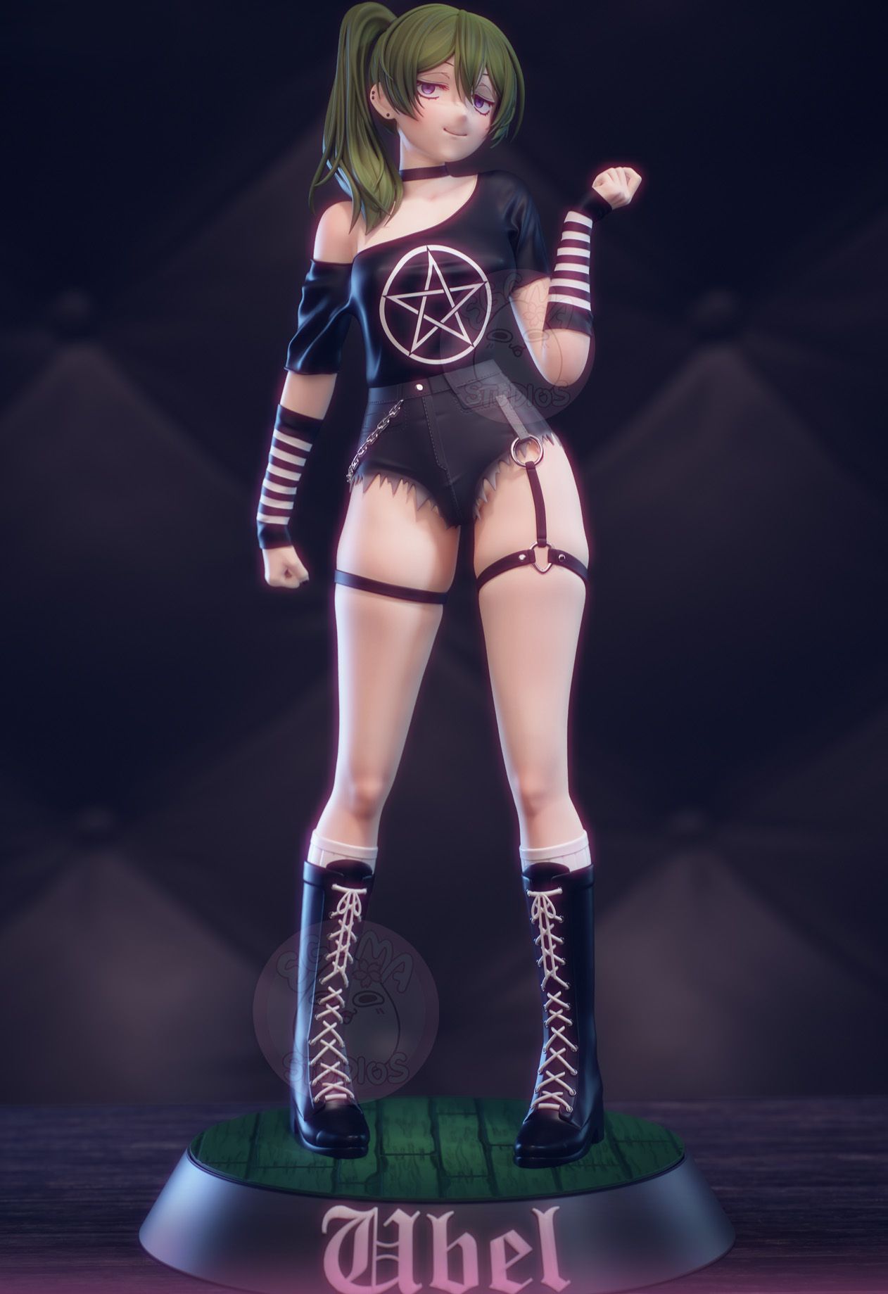 Goth Ubel Statue | Frieren: Beyond Journey's End Fan Art by EggmaStudios SFW,NSFW 3d printed statue,3d printed,3d printed figure,Frieren: Beyond Journey's End Statue,Goth Ubel Statue,nsfw statue