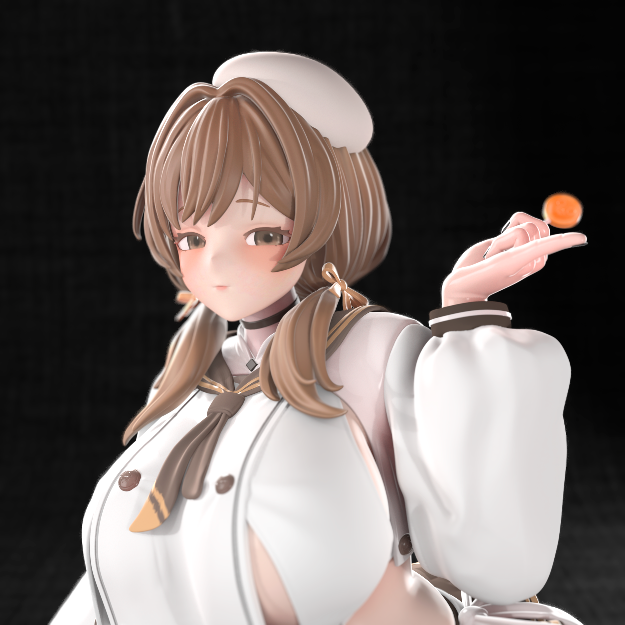 Bready Statue | NIKKE Fan Art by dinotorX SFW 3d printed statue,Bready statue,NIKKE,3d printed figure,3d printed