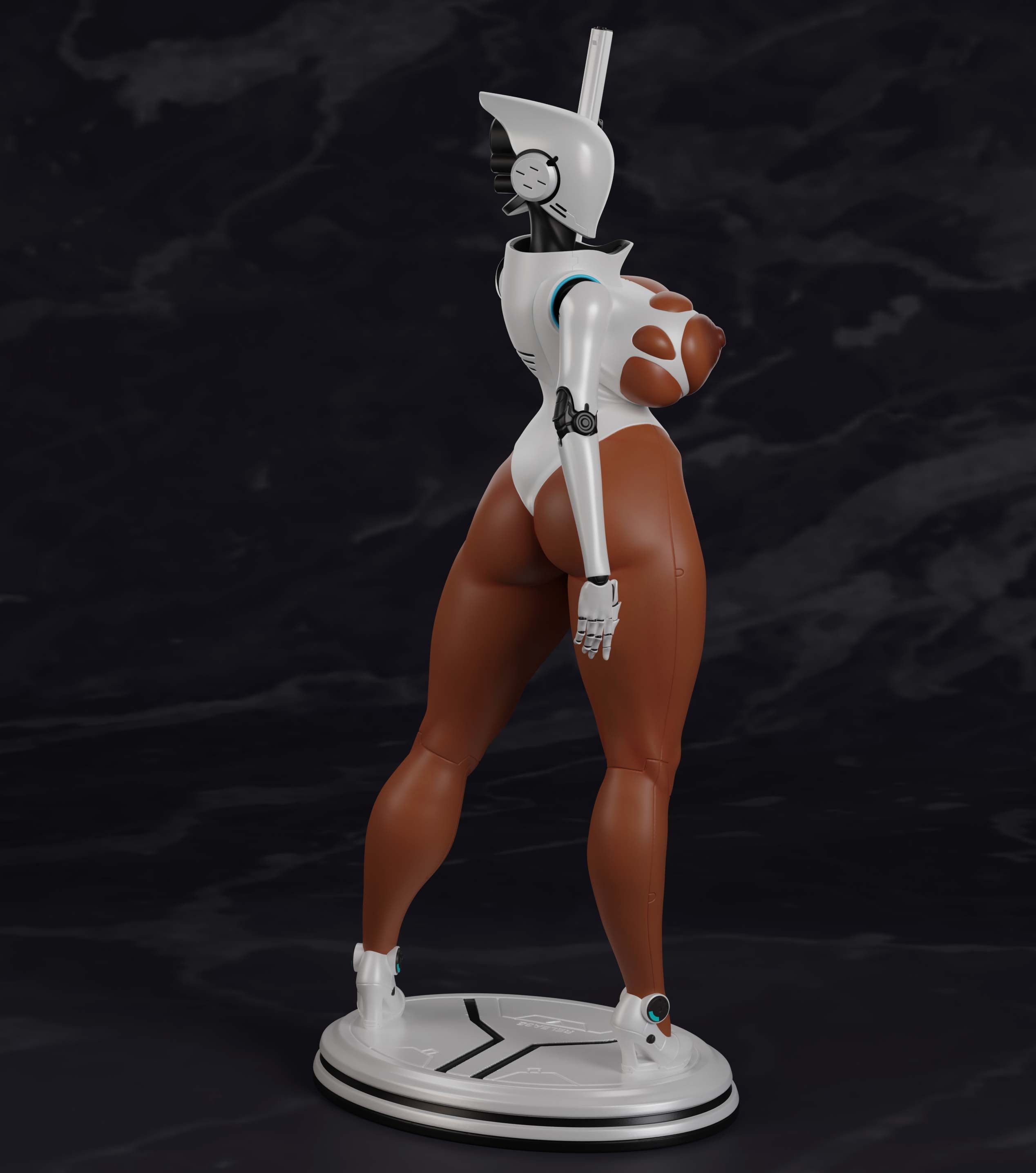 Haydee Statue | Haydee Fan Art by PolyBitsArt SFW,NSFW 3d printed statue,3d printed,3d printed figure,Haydee Statue,nsfw statue