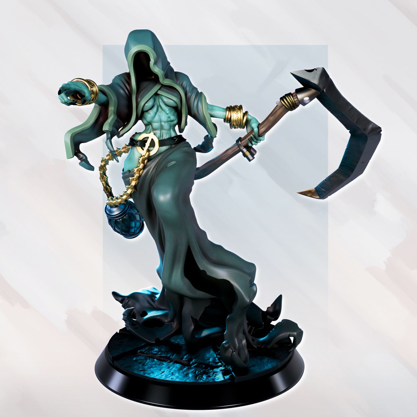 Wraith Nyxera Miniature | DnD Fan Art by Gaz Minis SFW 3d printed,miniature,dnd miniature,Wraith Nyxera,3d printed miniature