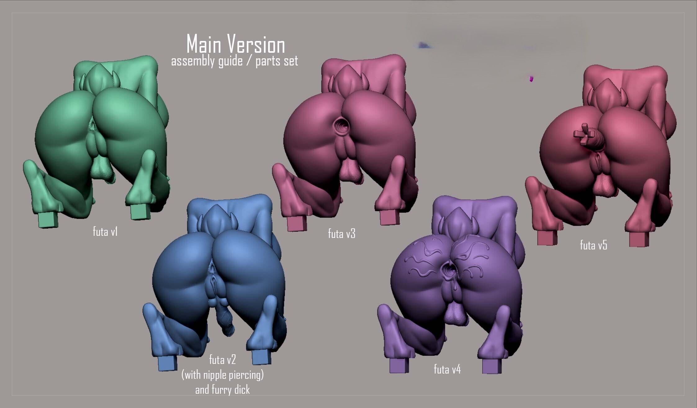 Bella Bunny Girl und Furry Statue | Original Fanart von Digital Dark NSFW,Futa 3d printed statue,3d printed,nsfw statue,futa statue,3d printed figure,Bella Bunny Girl Statue,furry statue