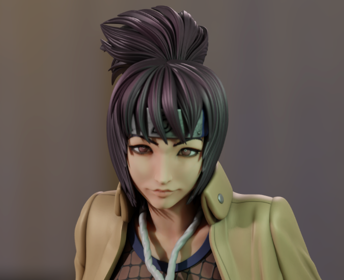 Anko Mitarashi Statue | Naruto Fan Art by Momoji3d SFW,NSFW 3d printed,3d printed statue,nsfw statue,Anko Mitarashi statue,Naruto statue