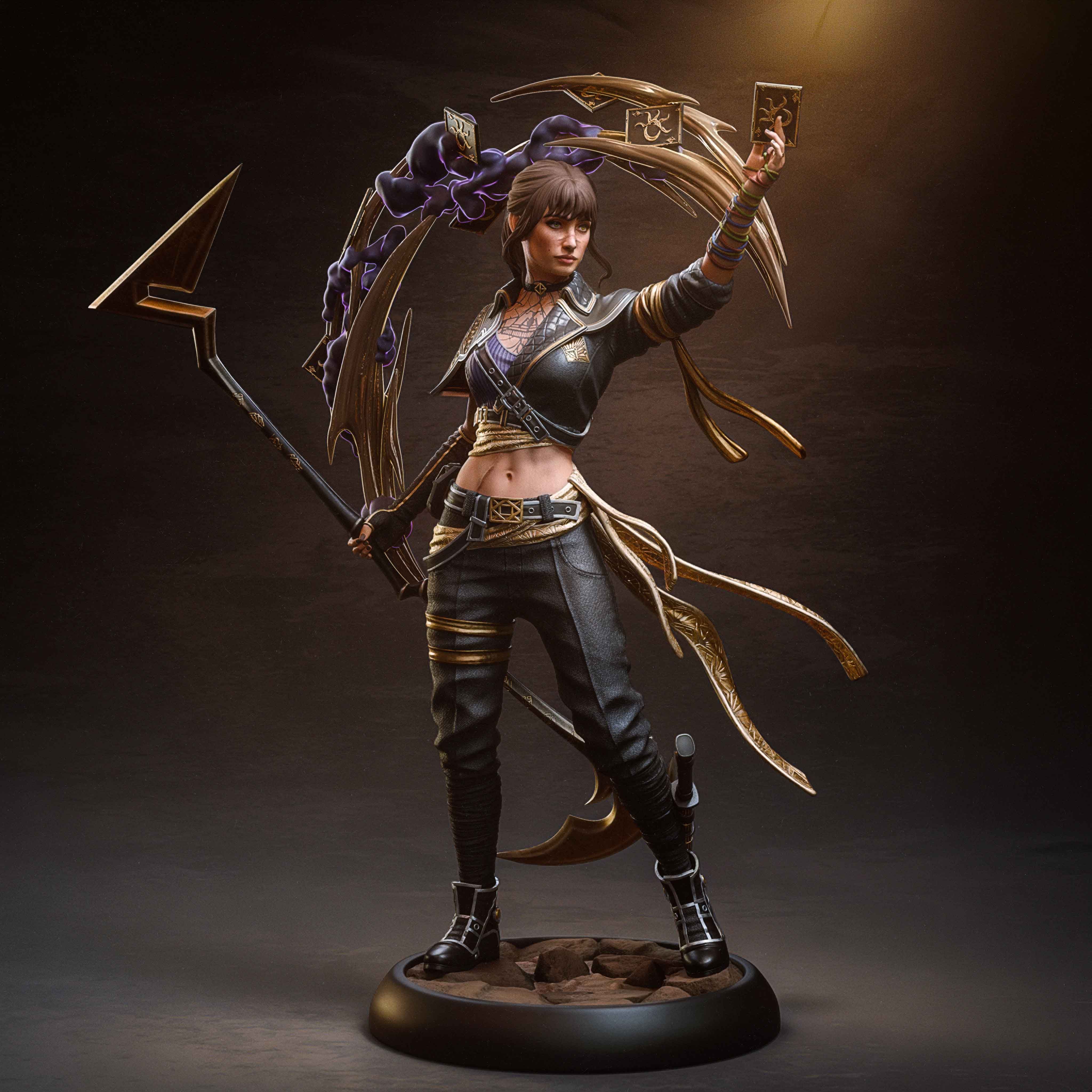 Sciel Statue | Clair Obscur: Expedition 33 Fan Art by Bulkamancer SFW 3d printed statue,3d printed,Sciel Statue,3d printed figure,Clair Obscur: Expedition 33 statue