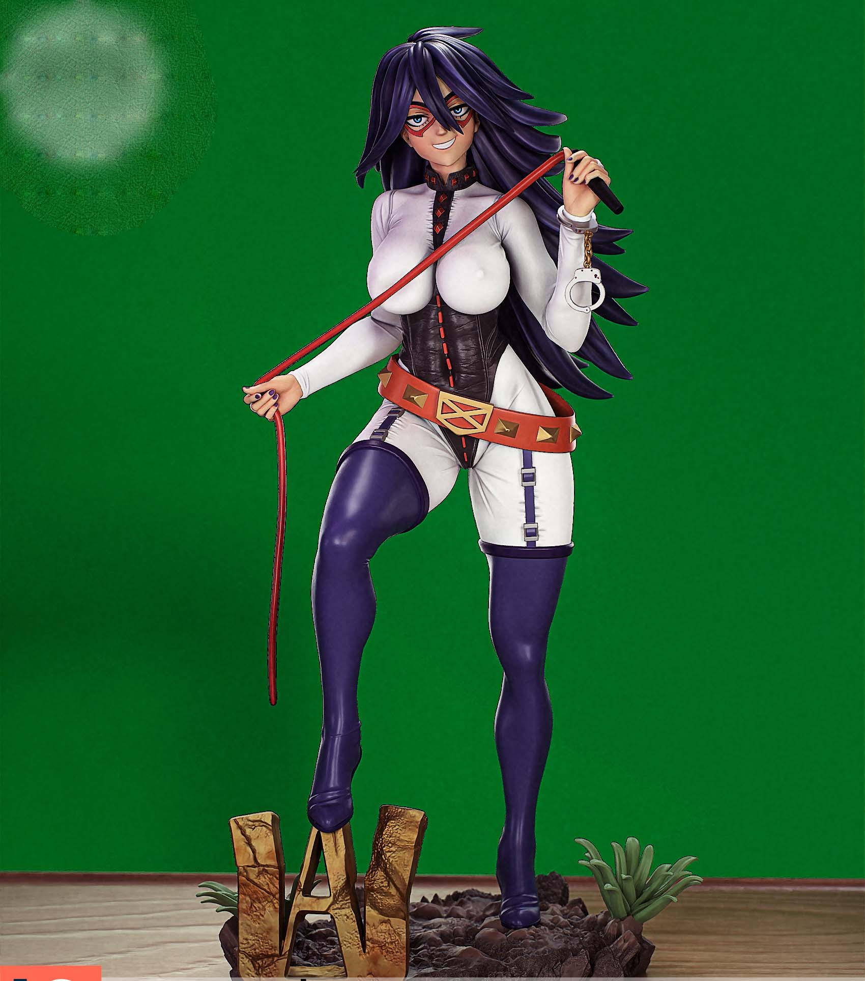 Nemuri Kayama Statue | My Hero Academia Fan Art by PEACHFIGURE SFW,NSFW 3d printed,3d printed statue,Nemuri Kayama statue,My Hero Academia statue,nsfw statue