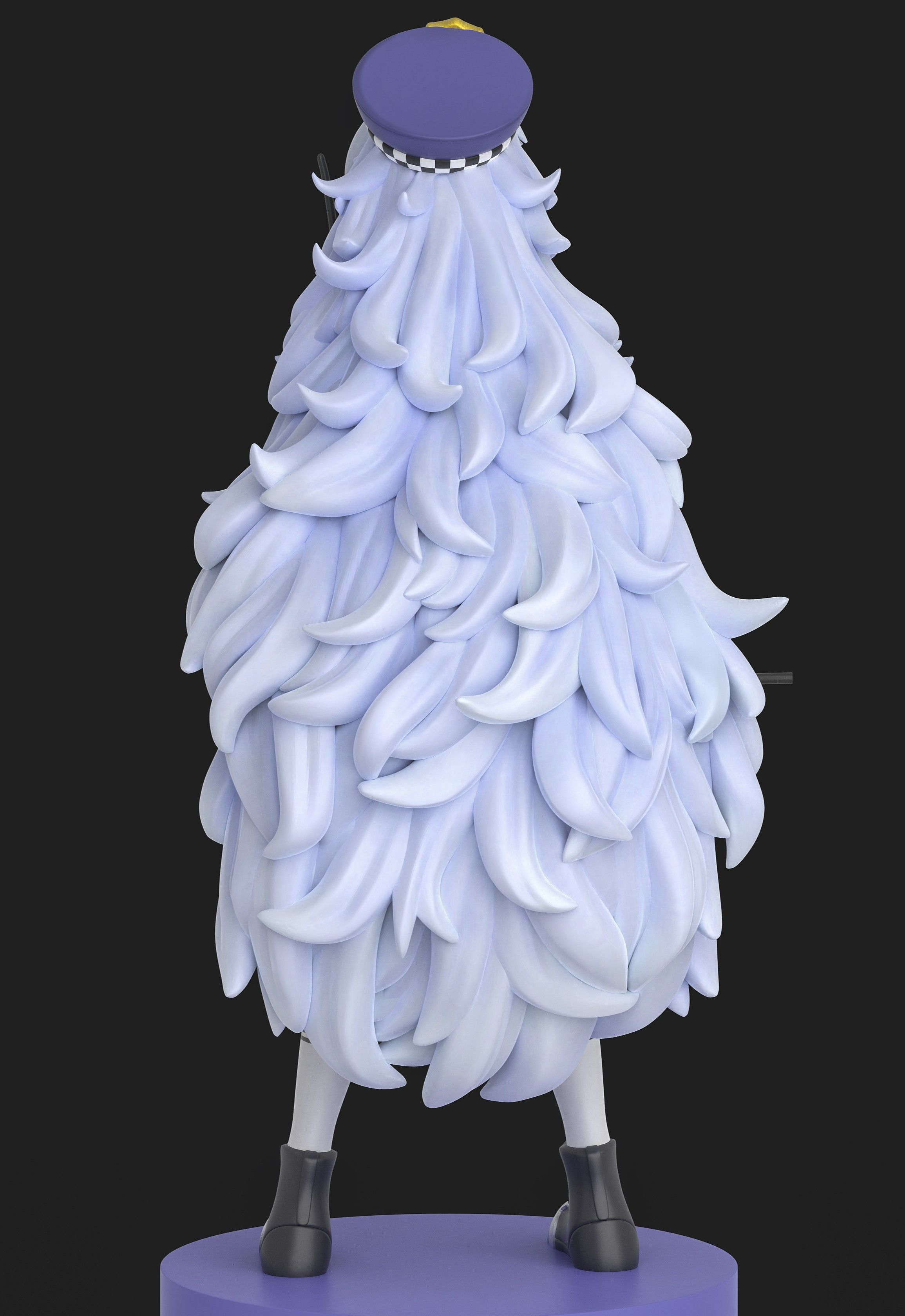 Poli Police Squad Statue | NIKKE Fan Art by Sin3Dstudio SFW 3d printed statue,Poli Police Squad statue,NIKKE,3d printed figure,3d printed