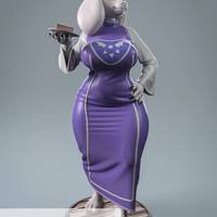 Toriel Goat Statue | Undertale Fanart von Anyonensfw SFW,NSFW 3d printed,3d printed statue,nsfw statue,Toriel Goat Statue,Undertale Statue