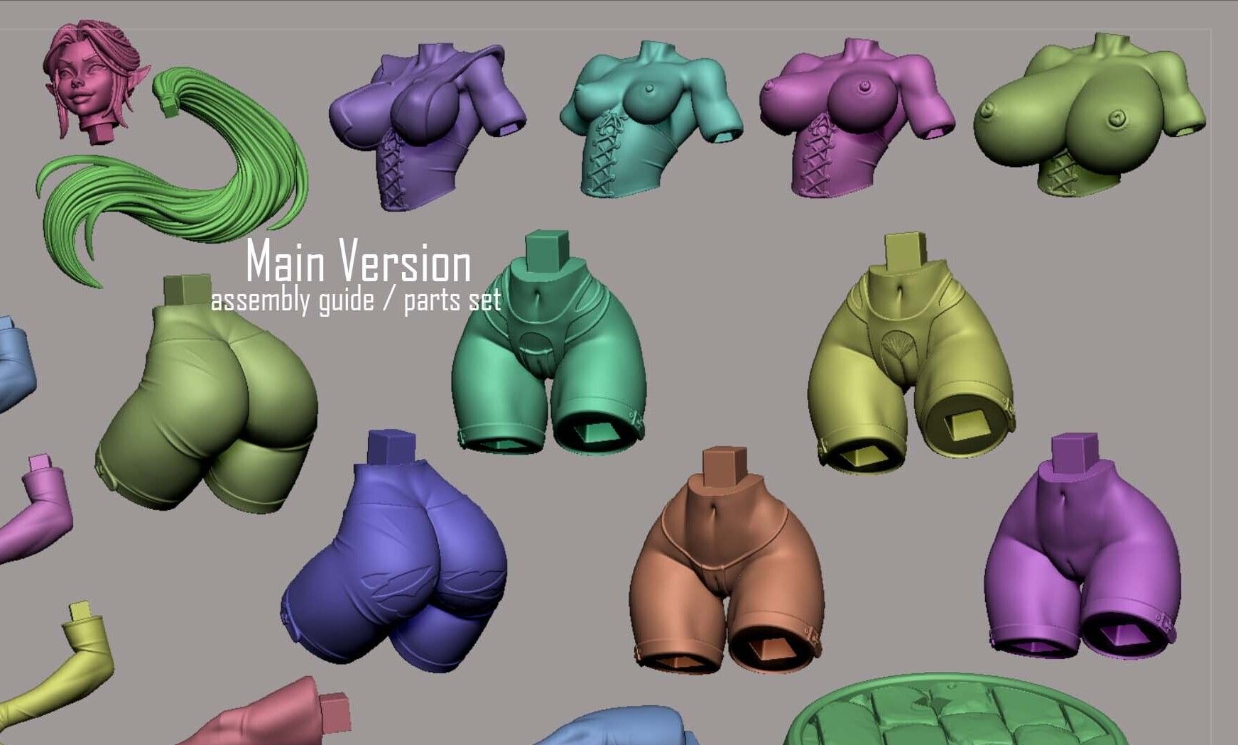 Estatua Minthara | Baldur's Gate 3 Fan Art por Digital Dark SFW,NSFW,Futa 3d printed statue,3d printed,nsfw statue,futa statue,3d printed figure,Minthara Statue