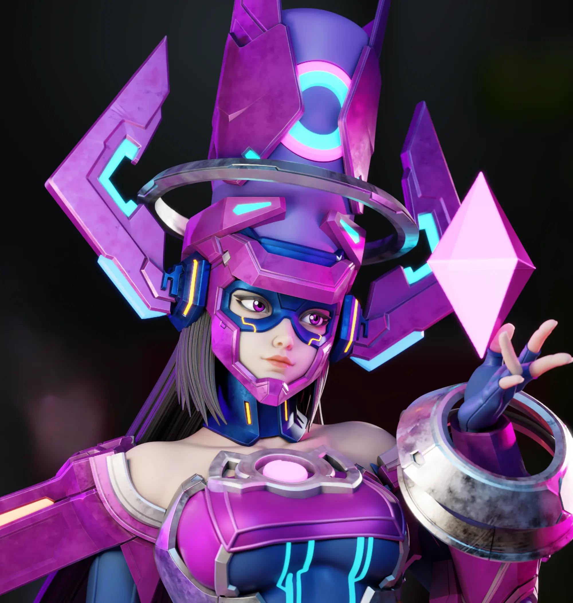 Galacta Statue | Marvel Rivals Fan Art by 3Dmoonn SFW,NSFW 3d printed,3d printed statue,Galacta Statue,Marvel statue,nsfw statue