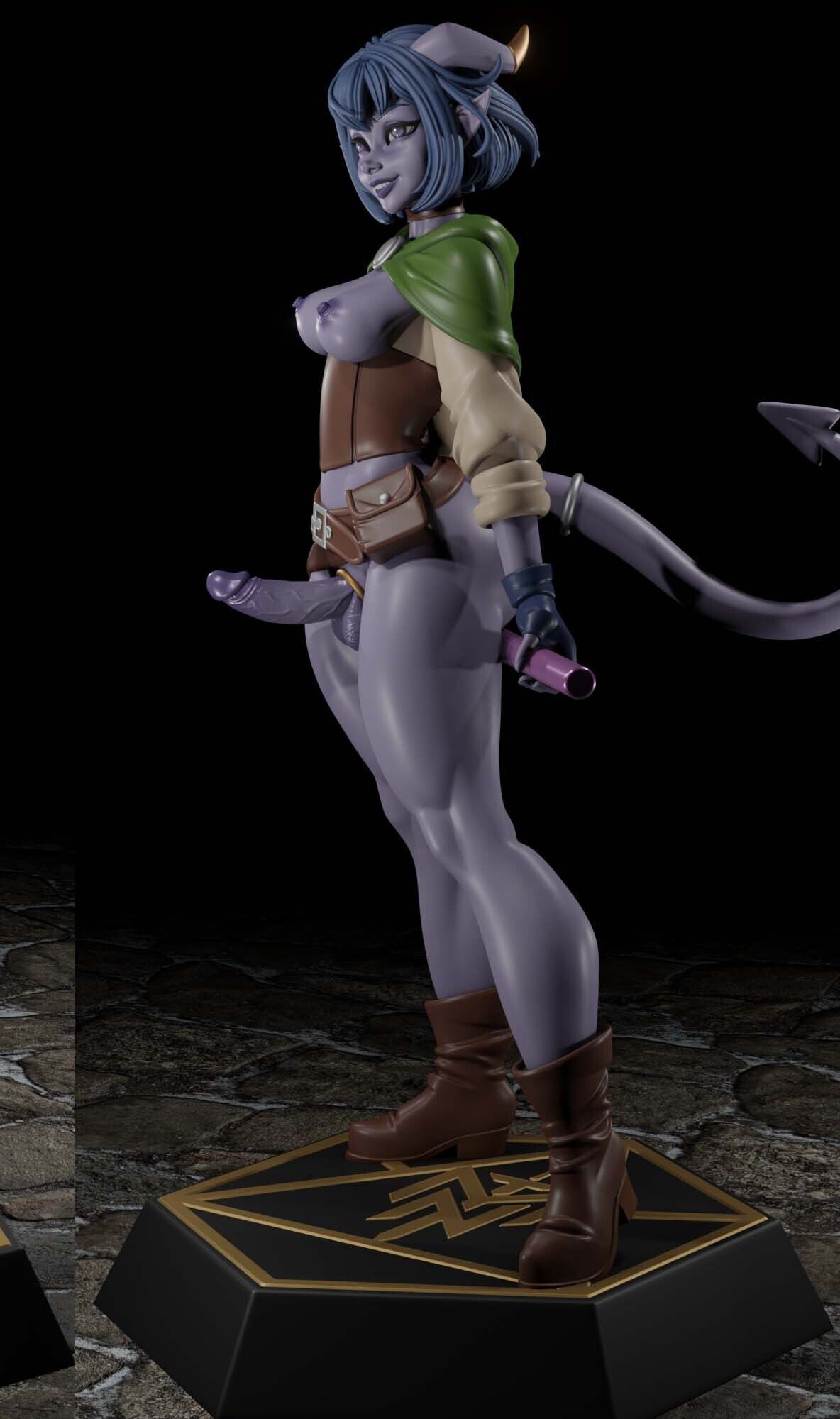 Jester Lavorre Statue | DnD Fanart von Digital Dark SFW,NSFW,Futa 3d printed statue,3d printed,nsfw statue,futa statue,futa figurines,futanari figurines,futanari statue,3d printed figure,Jester Lavorre Statue,dnd statue