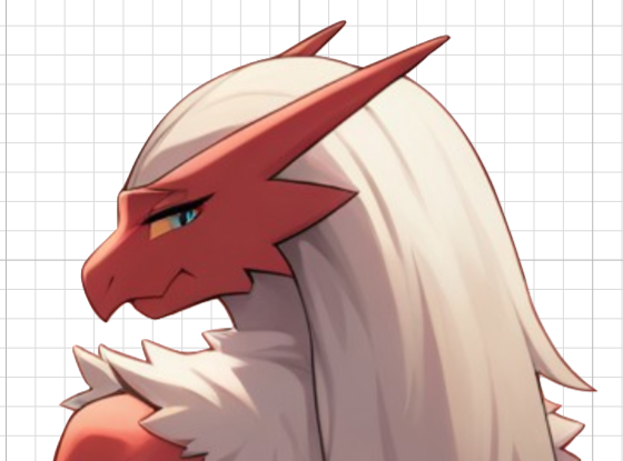 Blaziken Sit Furry Girl Sticker | Pokémon Vinyl Sticker NSFW furry sticker,sfw sticker,stickers,blaziken,pokemon sticker