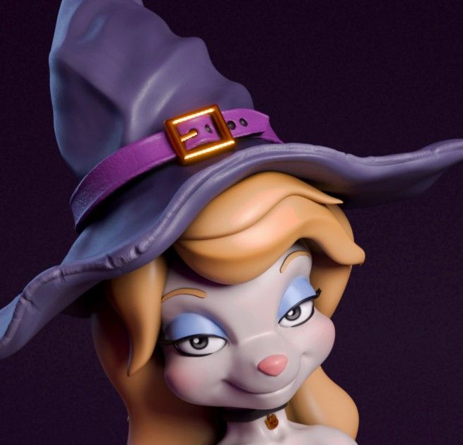 Minerva Mink Witch Furry Statue | Looney Tunes Fan Art by mowmaw NSFW,Futa 3d printed,Minerva Mink Witch statue,futa statue,Looney Tunes statue,furry statue,nsfw statue,futa figurines,futanari figurines,futanari statue