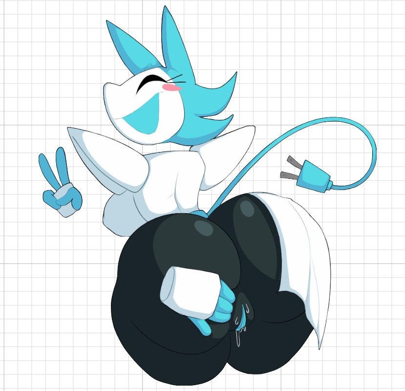 Tasque Manager Furry Sticker | Deltarune Vinyl Sticker NSFW nsfw sticker,Tasque Manager sticker,furry sticker,deltarune stickers