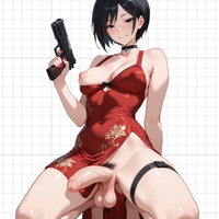 Naklejka Ada Wong Flaccid Futa | Resident Evil Naklejki Futanari Ecchi Cartoon Futa futa sticker,stickers,Ada Wong sticker,Resident Evil sticker,futanari sticker