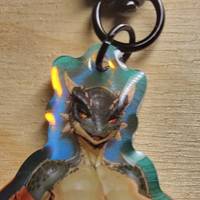 Portachiavi Argonian | The Elder Scrolls Portachiavi acrilico SFW Argonian keychain,furry keychain,SFW keychain,Skyrim keychain,The Elder Scrolls