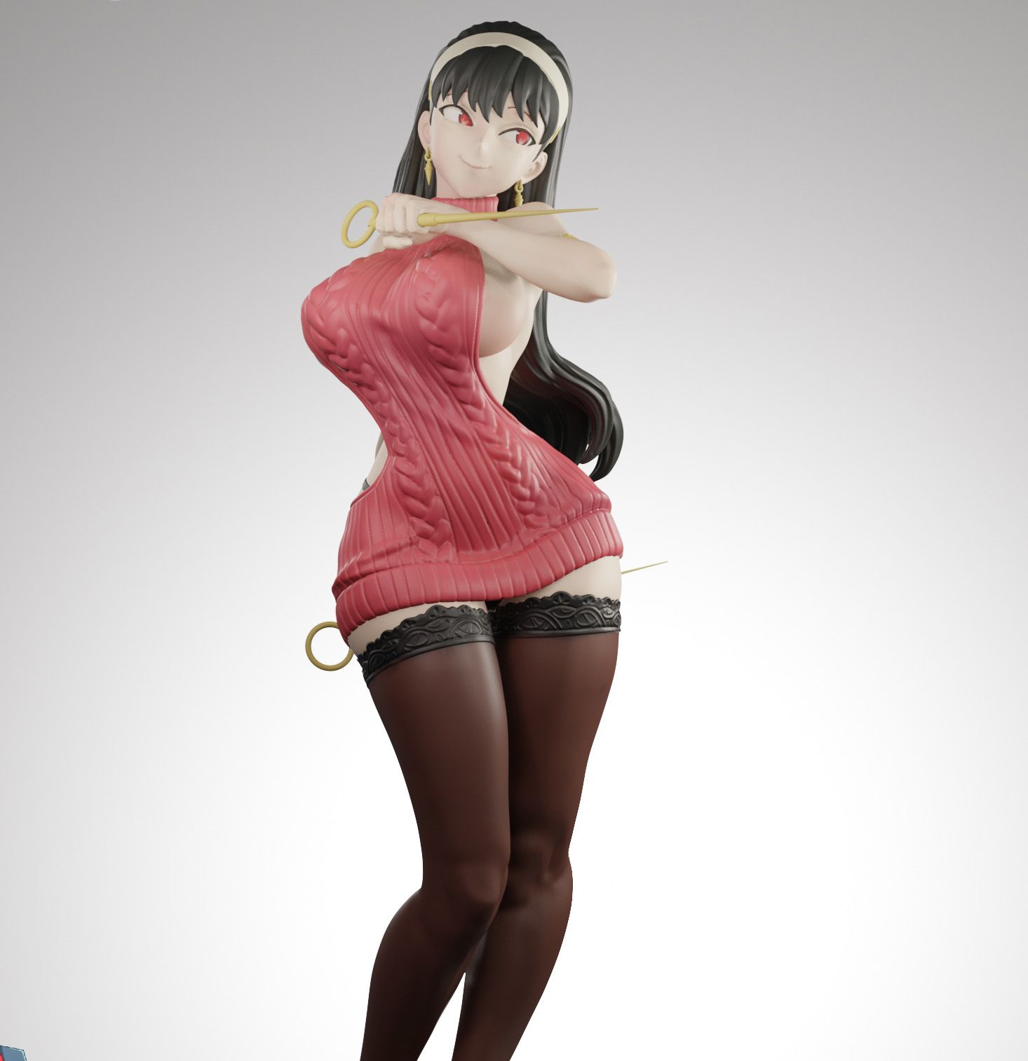 Statua Yor Forger | Spy x Family Fan art di Freyas Fantasys SFW,NSFW,Futa 3d printed statue,3d printed,nsfw statue,futa statue,Yor Forger Statue,Spy x Family Statue,futa figurines,futanari figurines,futanari statue