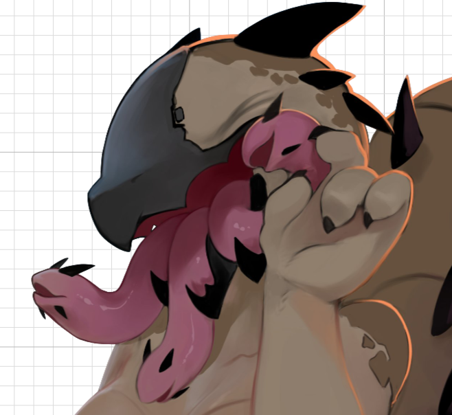 Graboid Furry Girl Sticker | Tremors Vinyl Sticker SFW stickers,Tremors sticker,Graboid sticker,furry sticker,sfw sticker