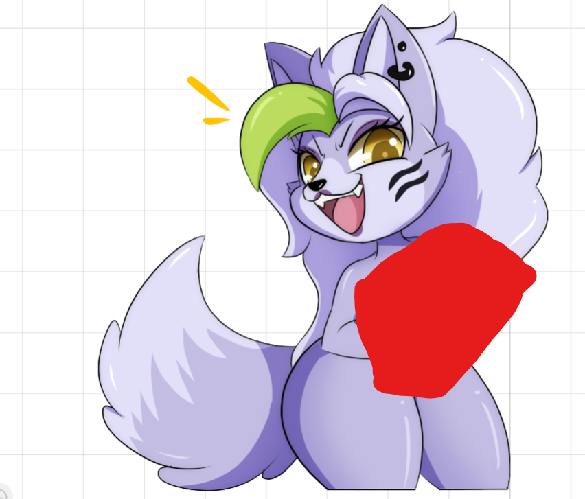 Roxanne Nsfw v4 Sticker | Five Nights at Freddy's Vinyl Sticker NSFW furry sticker,sticker,roxanne sticker,nsfw sticker,Nights at Freddy's