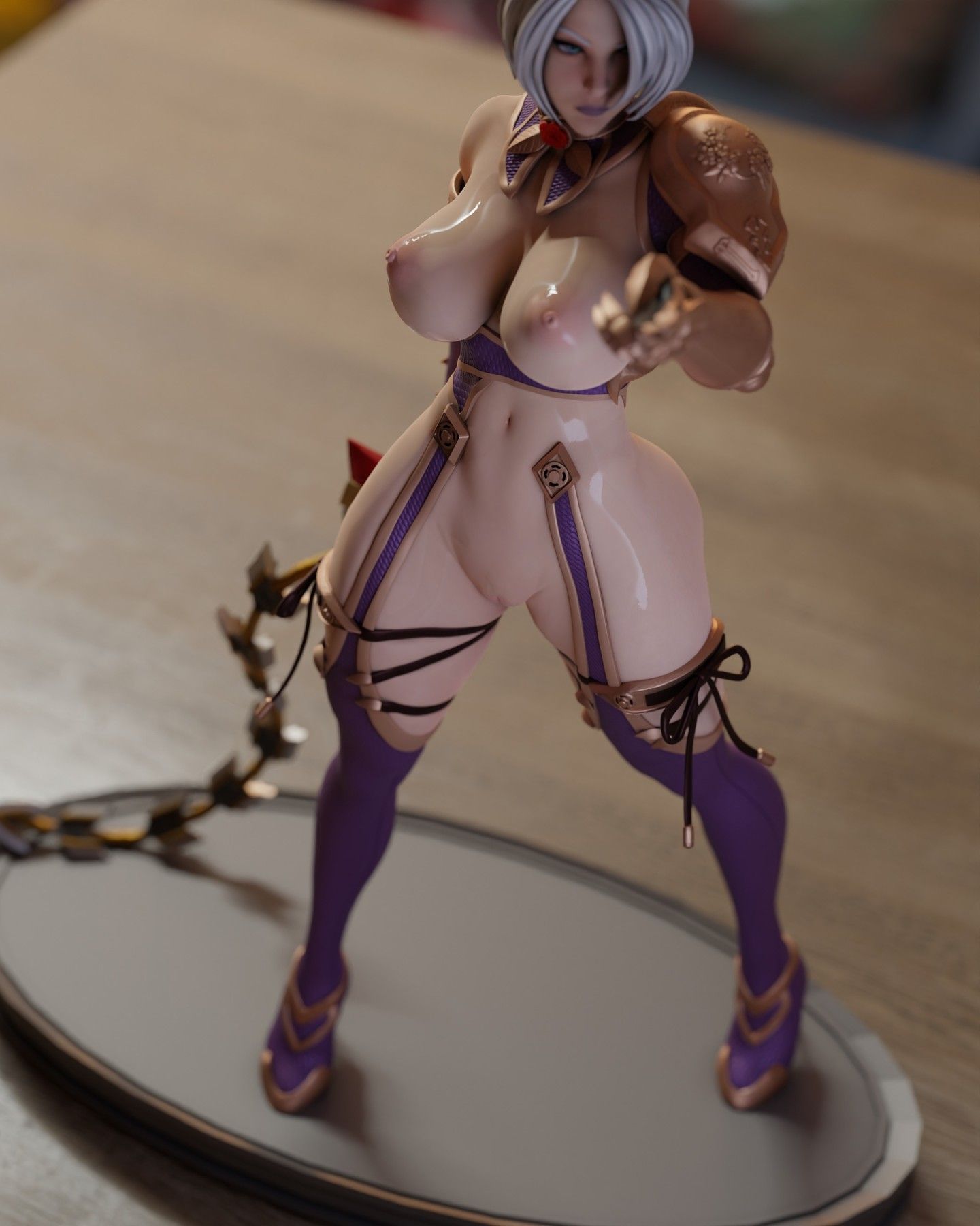 IVY Statue | Soul Calibur Fan Art by Momoji3d SFW,NSFW null