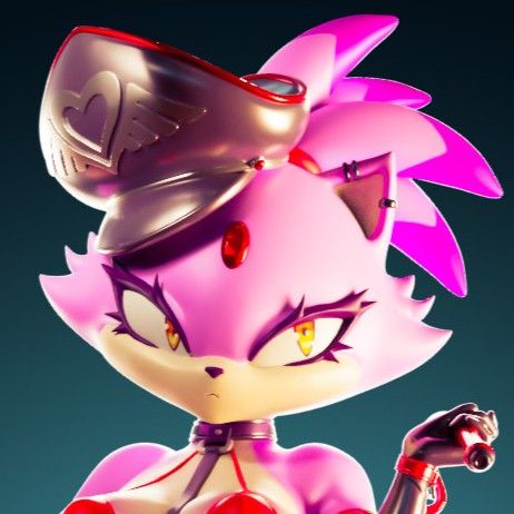 Blaze the Cat Statue | Sonic Fan Art by Officer Rhu SFW,NSFW,Futa 3d printed,Blaze the Cat statue,futa statue,Sonic statue,furry statue,nsfw statue