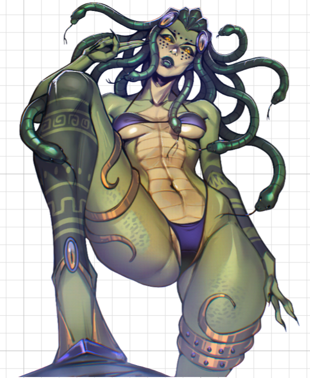 Medusa Widowmaker Sticker | Overwatch Vinyl Sticker SFW Medusa Widowmaker sticker,Overwatch sticker,stickers,sfw sticker