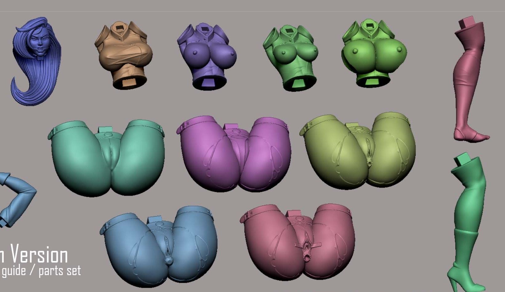 Shego Statue | Kim Possible Fan Art by Digital Dark SFW,NSFW,Futa 3d printed statue,3d printed,nsfw statue,3d printed figure,Shego Statue,Kim Possible,futa statue