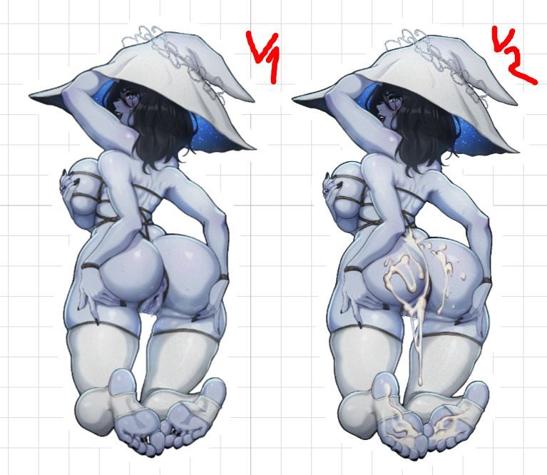 Ranni v3 Sticker | Elden Ring Vinyl Sticker SFW,NSFW elden ring,ranni sticker,nsfw sticker,sfw sticker,stickers