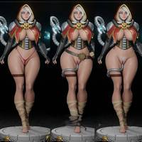 Statue Female Tech Priest | 40k Fan art par Digital Dark SFW,NSFW,Futa futa statue,3d printed,nsfw statue,Female Tech Priest Statue,3d printed figure,3d printed,Warhammer 40k Statue,futa figurines,futanari figurines,futanari statue