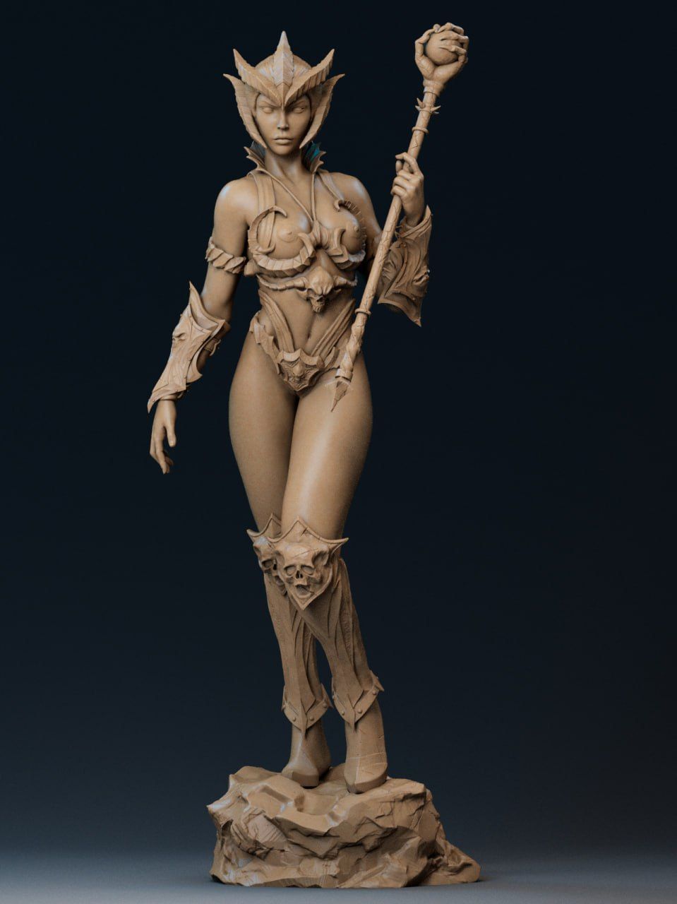 Evil Lyn Statue | Masters of the Universe Fan Art by CA3dART SFW,NSFW null